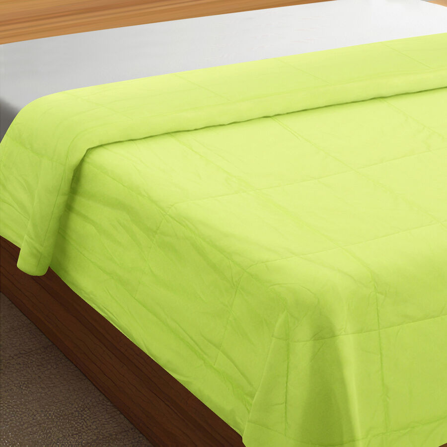 Green Polyester Bedcover, , large image number null