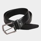 Men's Black Polyurethane Casual Belt, , small image number null