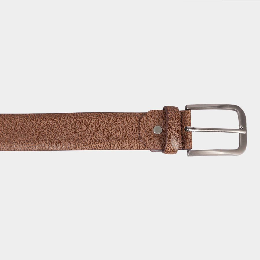Men PU Brown Belt - 32 Inches, , large image number null