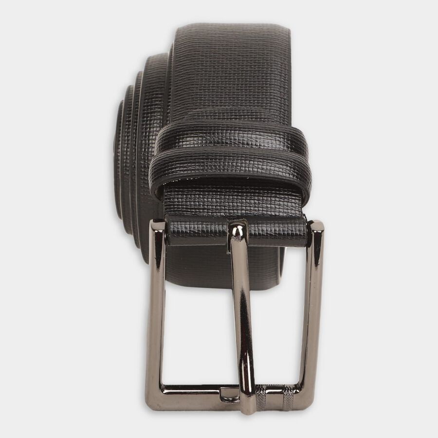 Men's Black Polyurethane Casual Belt, , large image number null