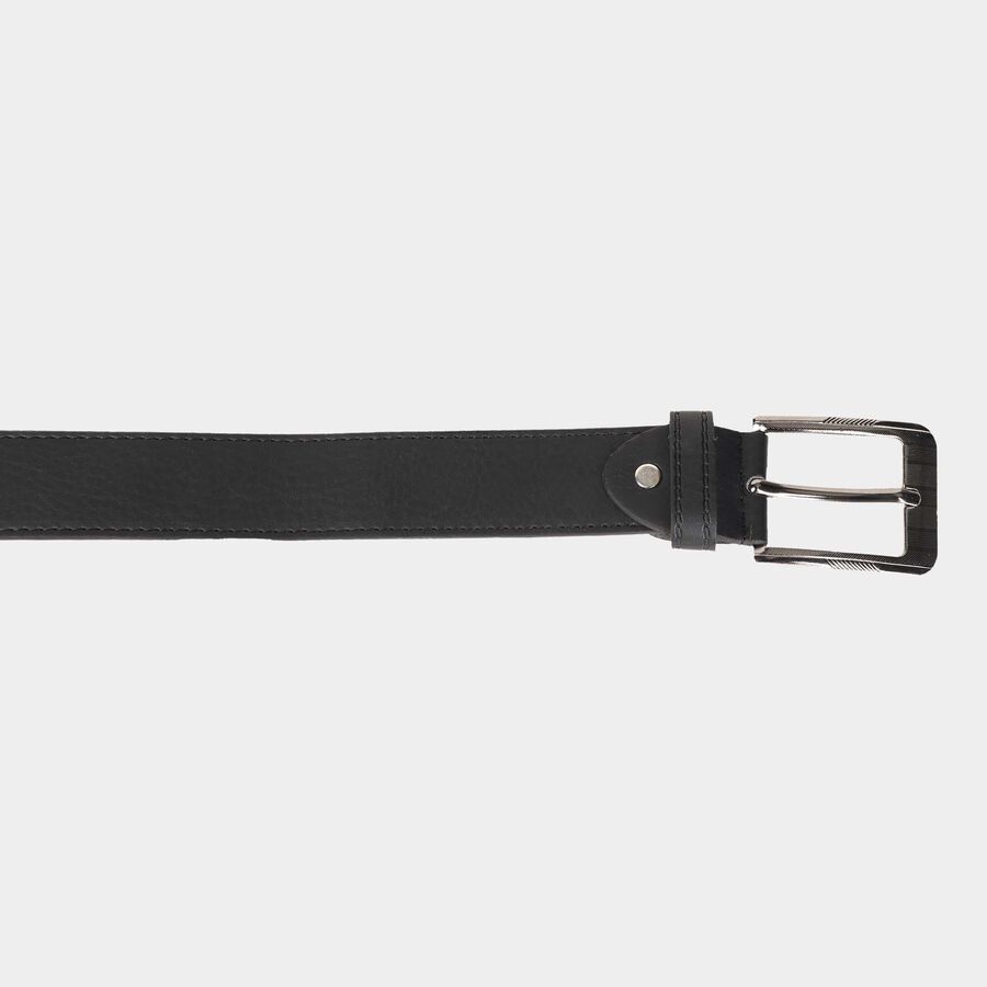 Men's Polyurethane Casual Belt, Size 36, Smooth/Plain, , large image number null