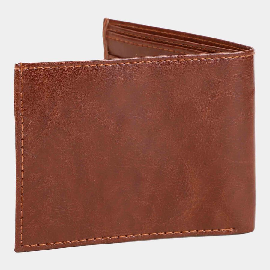 Men's Tan Polyurethane Wallet, , large image number null