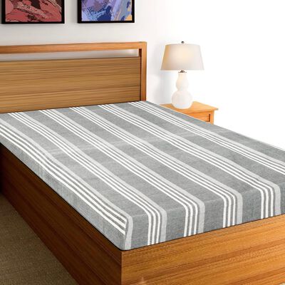 Grey Polycotton Bedcover