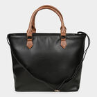 Women's Black Hand Bag, , small