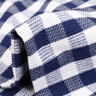 220 GSM Blue Cotton Blend Bath Towel, , small