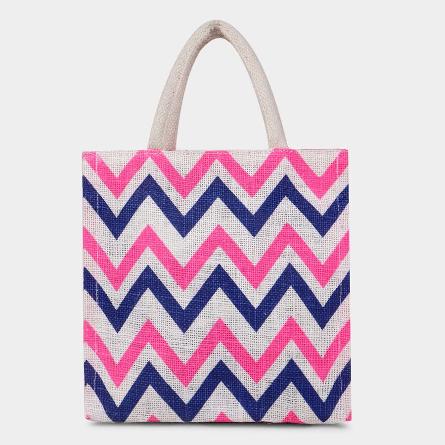 White Jute Lunch Bag, , large image number null