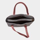 Women's Grey Polyurethane Tote Bag, , small image number null