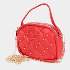 Women's Polyurethane Zipper Sling Bag, , small image number null