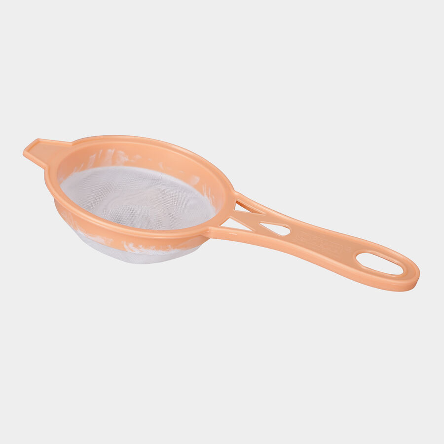 Plastic Tea Strainer - Colour/Design May Vary, , large image number null