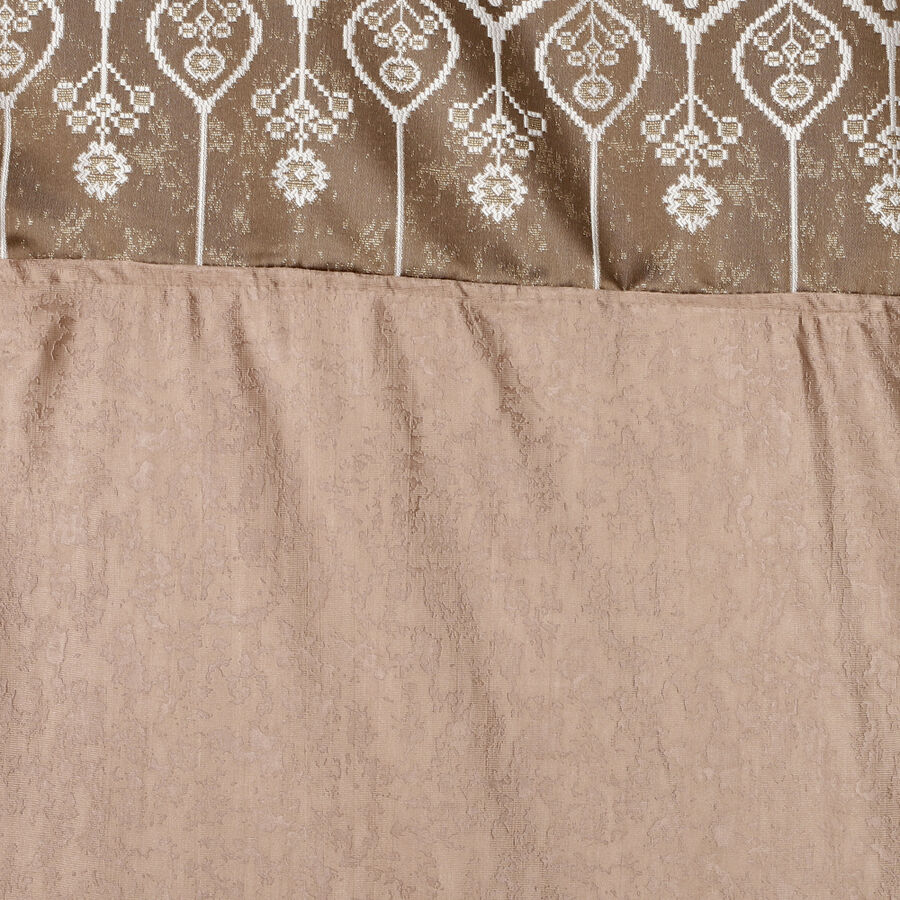 7 ft. Brown Polyester Curtain, , large image number null