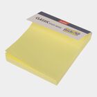 Plastic Files & Folder, Yellow, 7.6 cm X 7.6 cm, Note With Tap, 100 pages, , small image number null