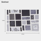 Grey Microfiber Single Bedsheet, , small image number null