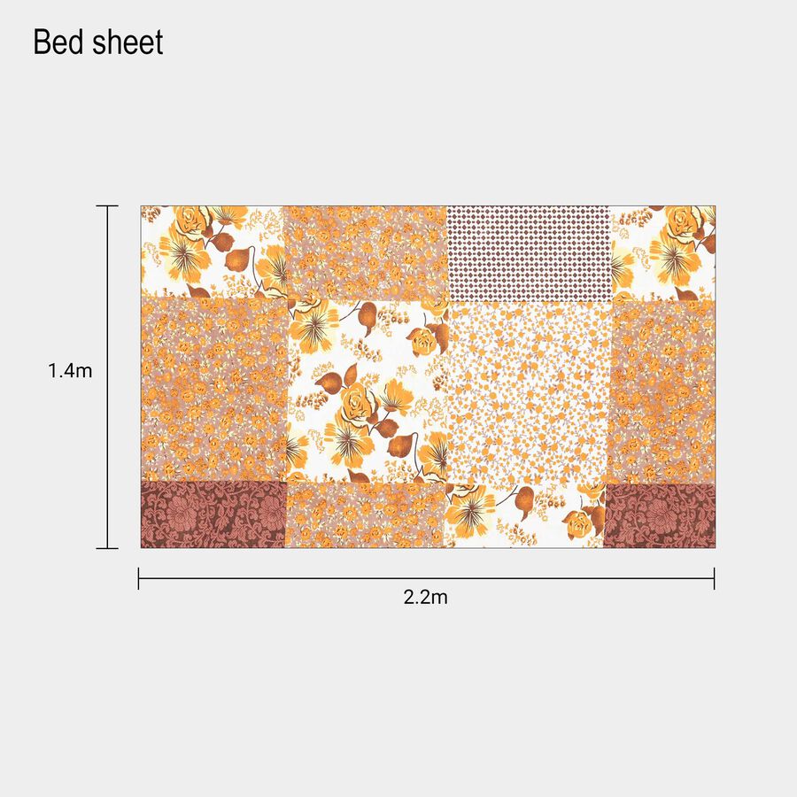95 GSM Microfiber Single Bedsheet, , large image number null