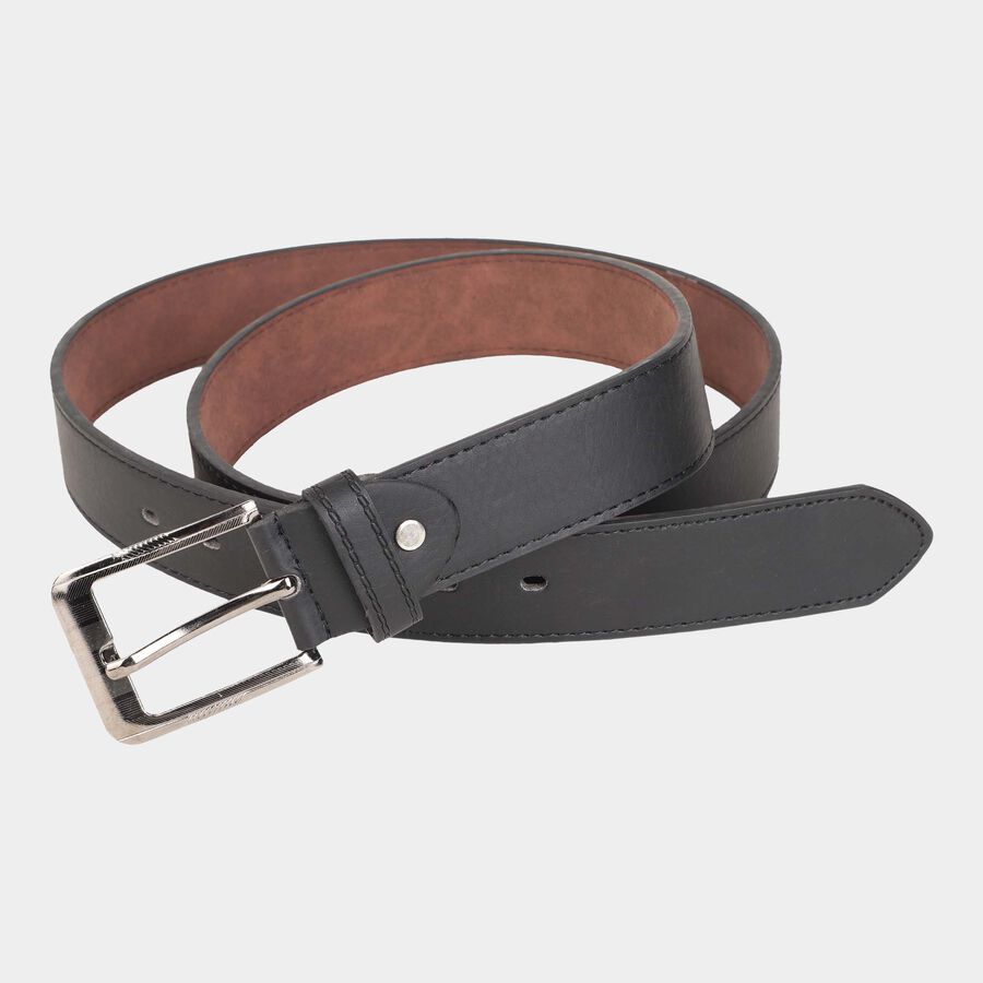 Men's Polyurethane Casual Belt, Size 36, Smooth/Plain, , large image number null
