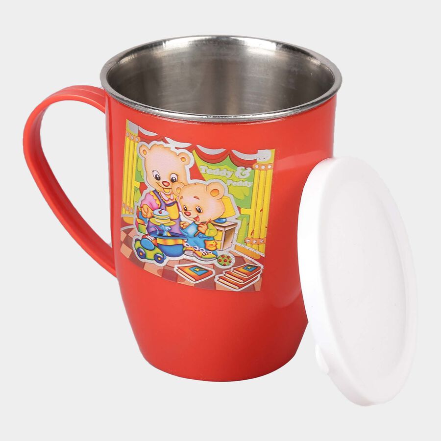 Plastic and Steel Mug, 225 ml, Microwave Safe, , large image number null