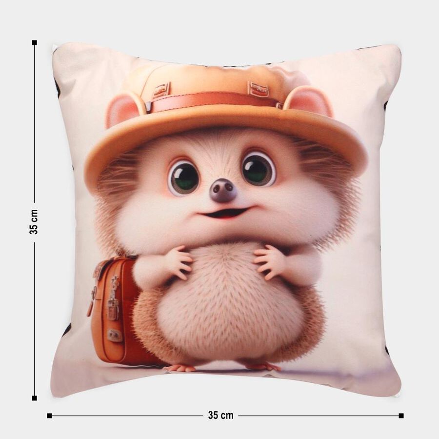 Beige Polyester Cushion, , large image number null
