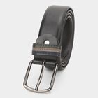 Men's Black PU Casual Belt , , small