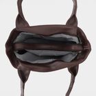 Women's Brown Pu Hand Bag , , small