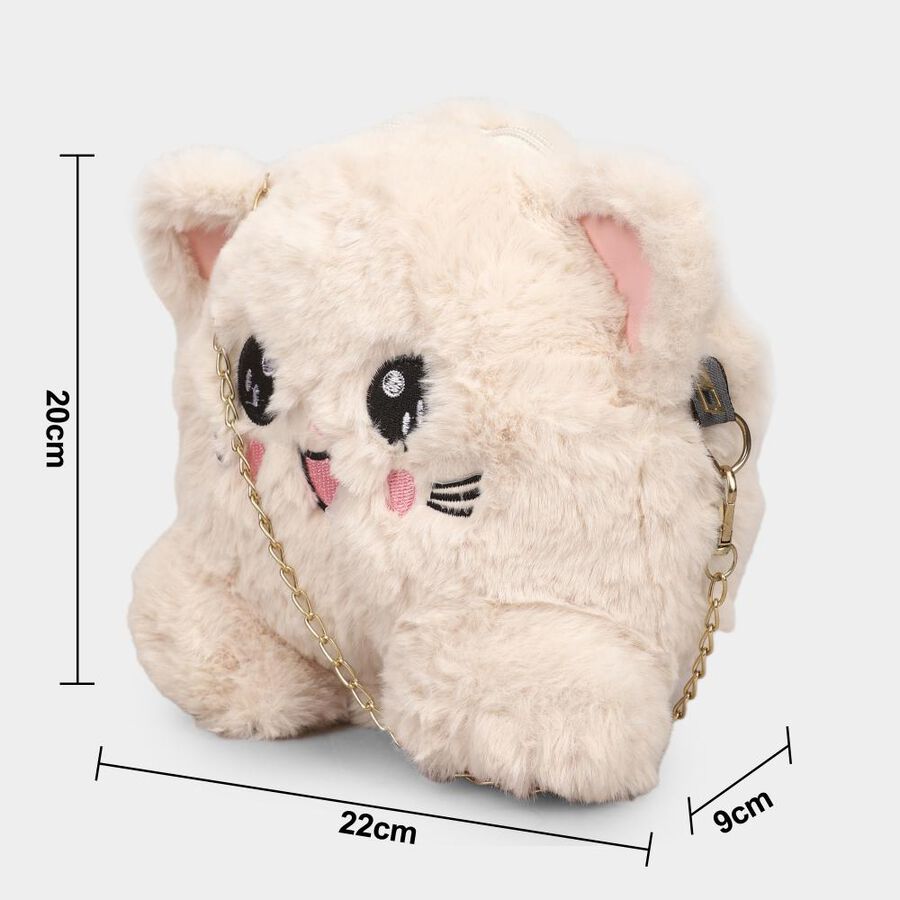 Kid's Beige Nylon/Polyester Bag, , large image number null