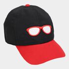 Kids' Black Canvas Cap, , small