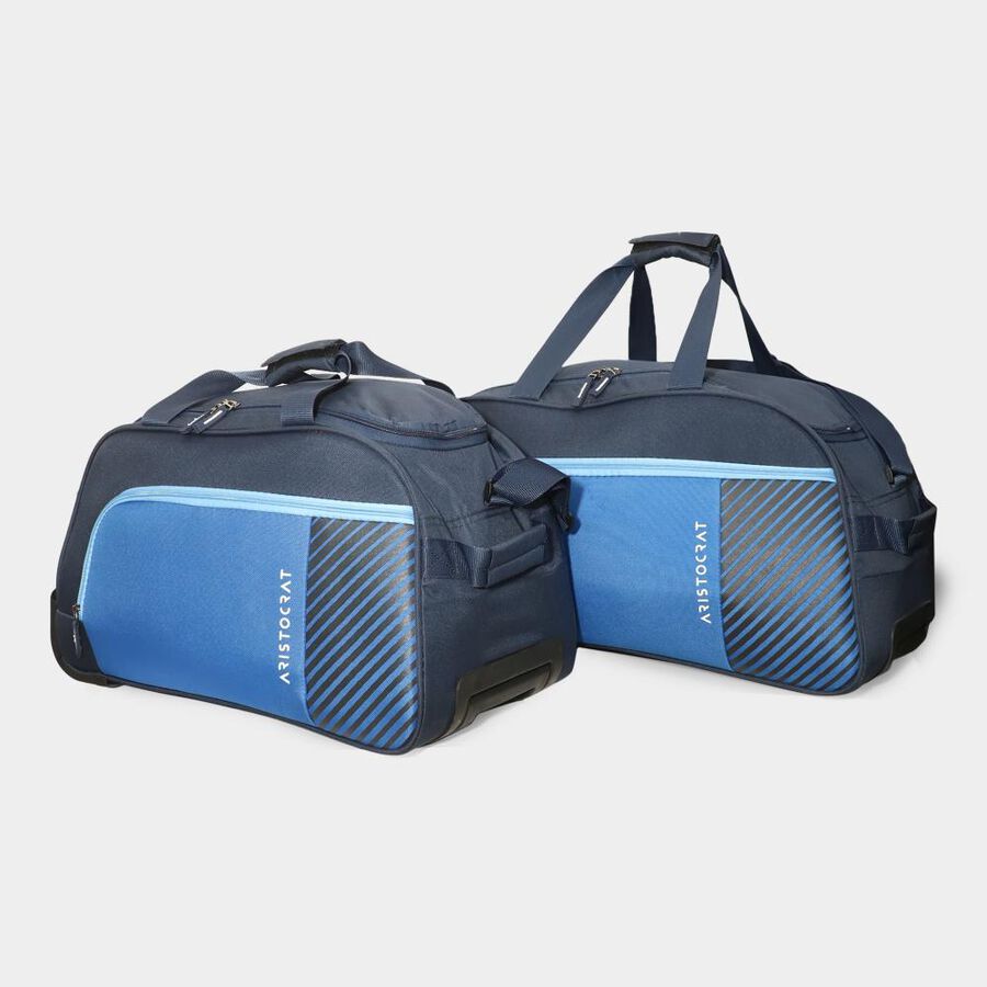 Dark Blue Polyester Duffle Trolley, , large image number null