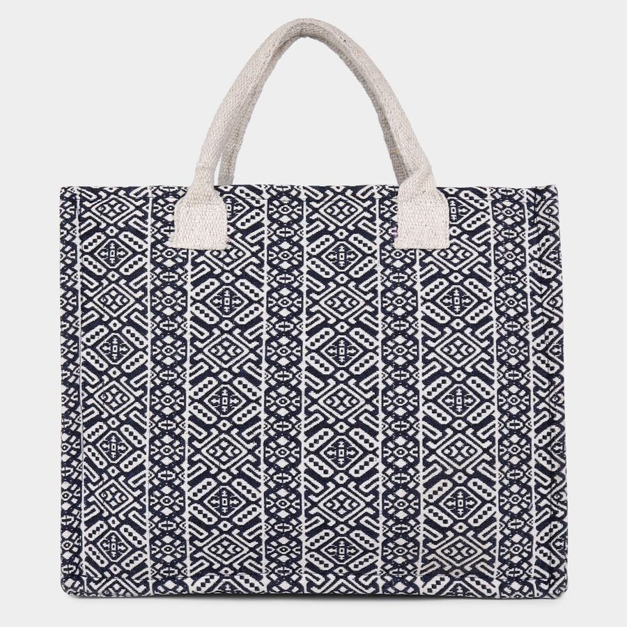 Black Fabric-Polyester Bag, , large