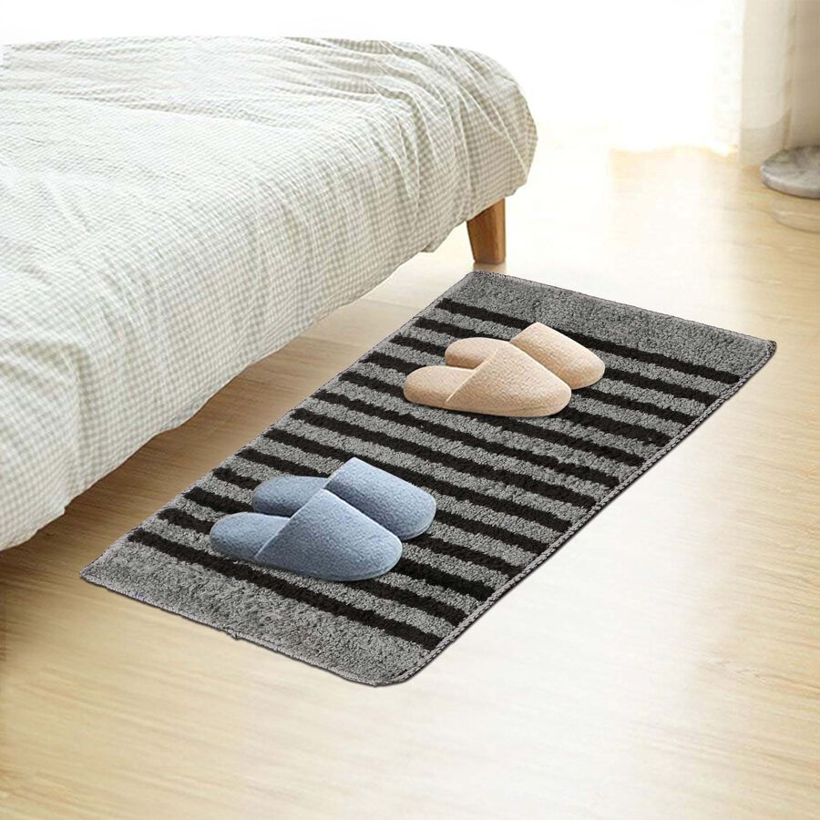 Anti-Skid Grey Polyester Door Mat, , large image number null