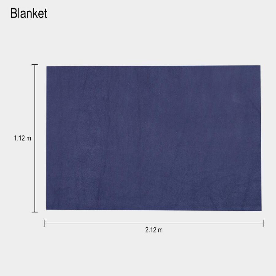 Blue Microfiber Blanket, , large image number null