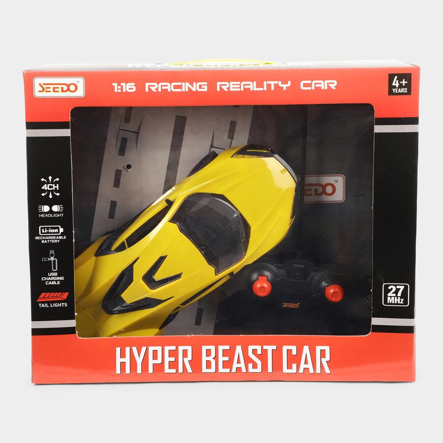 Kid's Remote Controlled 4 Way Toy Car, , large