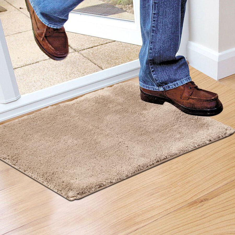 Brown Microfiber Rugs, , large image number null