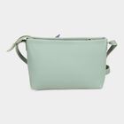Light Blue Polyurethane Sling Bag, , small image number null