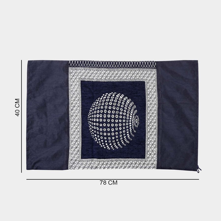 Blue Cotton Bolster Cover, , large image number null