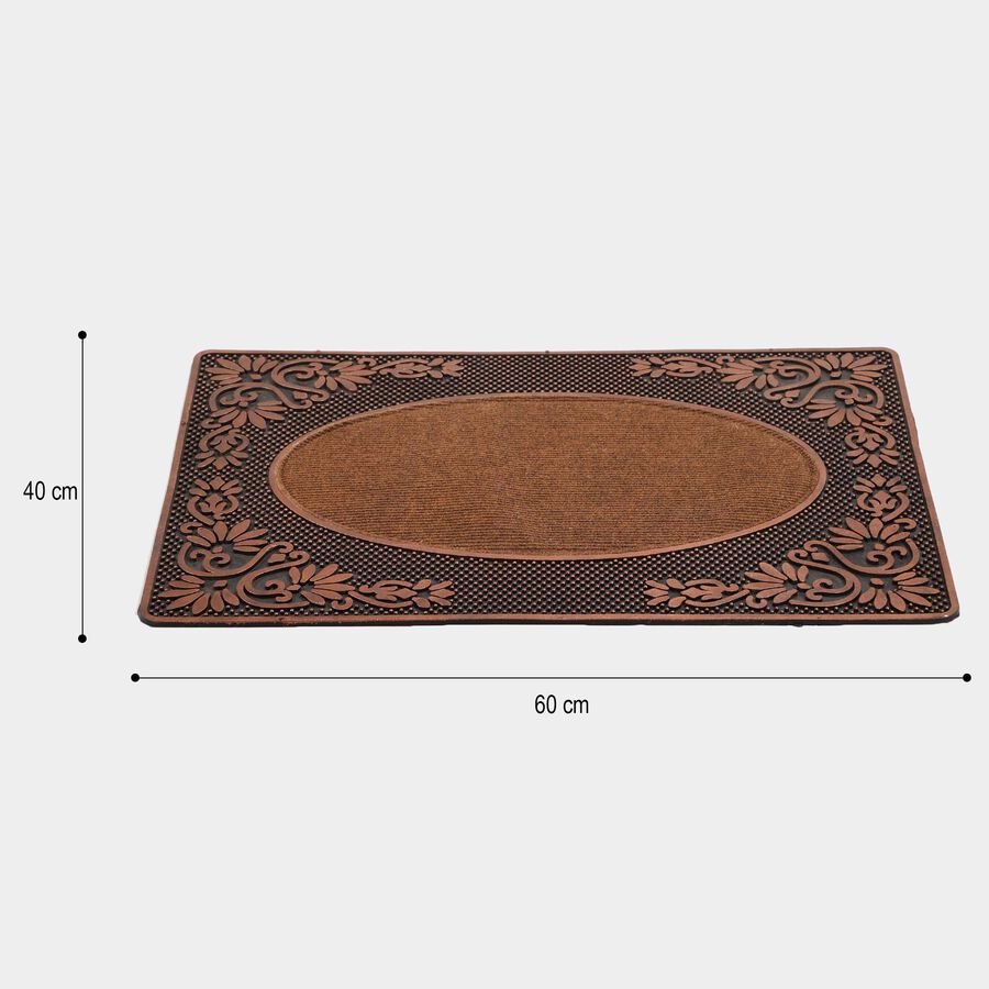 Anti-Skid Brown Rubber Door Mat, , large image number null