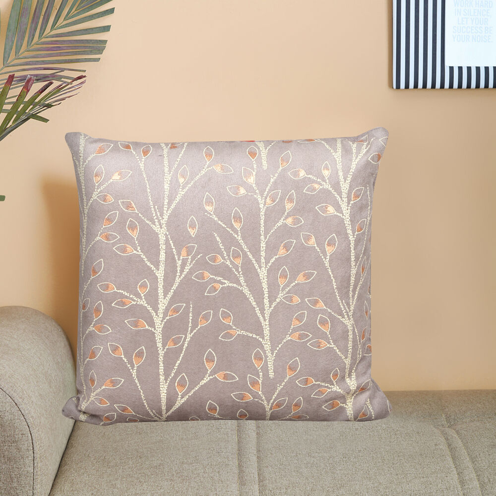 Home Beautiful                         Ivory Polyester Cushion