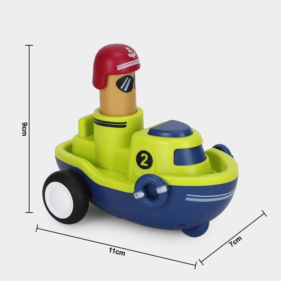 Kids' Nautical Adventure Boat Toy, , large
