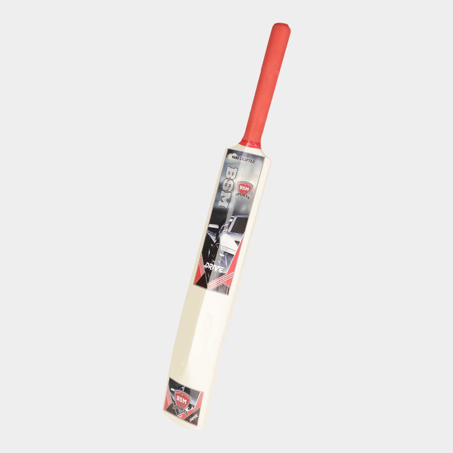 Clear Wood Cricket Bat, 686 mm X 96 mm X 32 mm - Colour/Design May Vary, , large image number null
