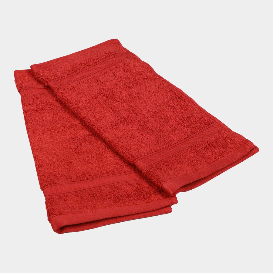 500 GSM Red Cotton Face Towel, , large image number null