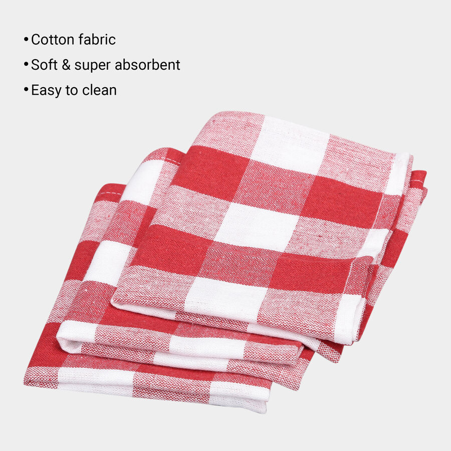 Cotton Kitchen Napkin Set of 3, , large image number null