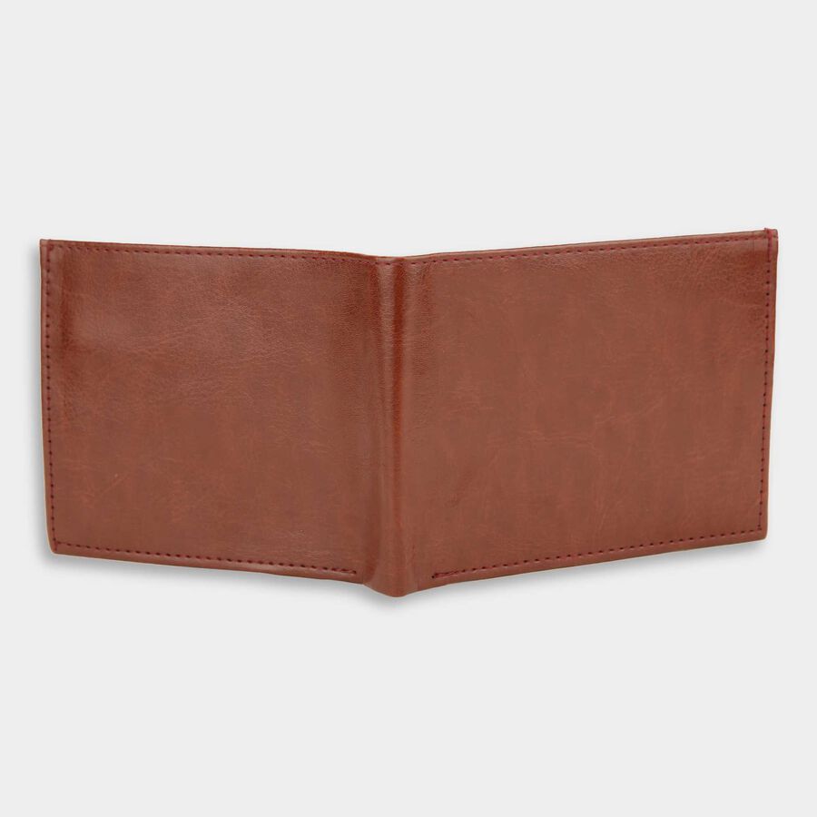 Men PU Brown Wallet, , large image number null