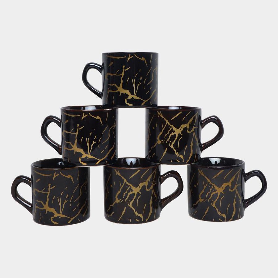 120 ml Stoneware Mug, Set of 6, , large image number null
