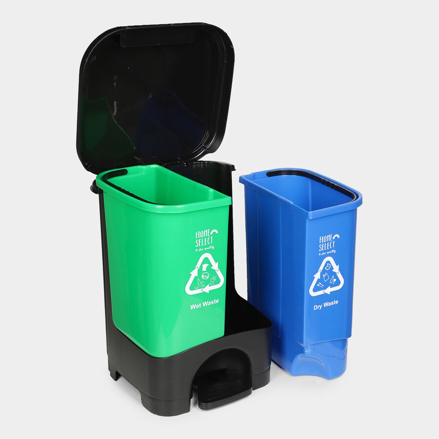 18 L Dual Wet & Dry Dustbin, , large image number null