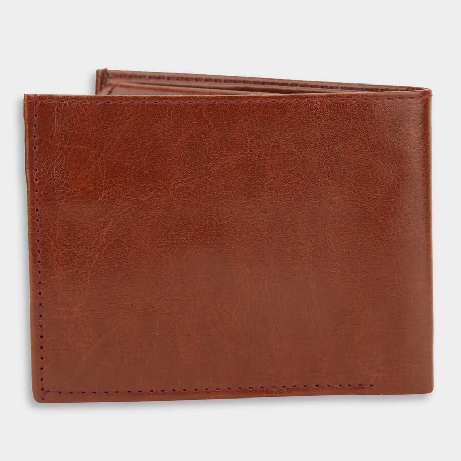 Men PU Brown Wallet, , large image number null