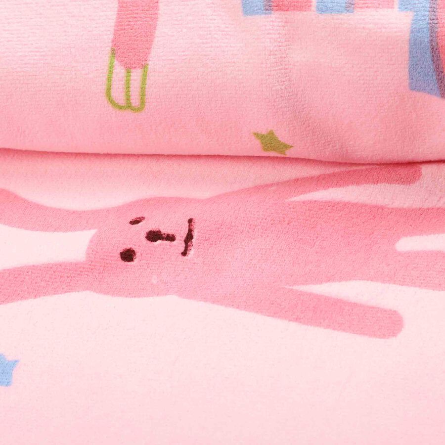 380 GSM Pink Polyester Baby Towel, , large image number null
