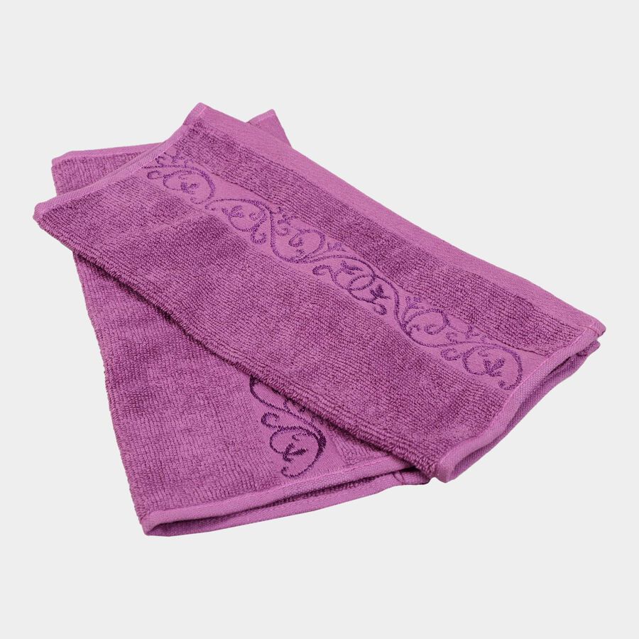480 GSM Purple Cotton Face Towel, , large image number null