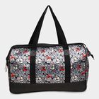 Black Fabric-Nylon Duffle Bag, , small image number null