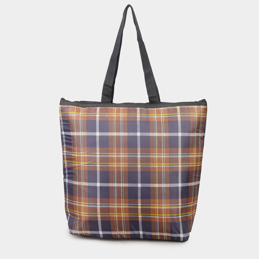 Women's Printed Microfiber Shopping Bag, Medium, , large image number null