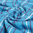 220 GSM Blue Cotton Blend Bath Towel, , small