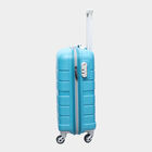 4-Wheel Blue Polypropylene Hard Case Trolley, Small, , small image number null