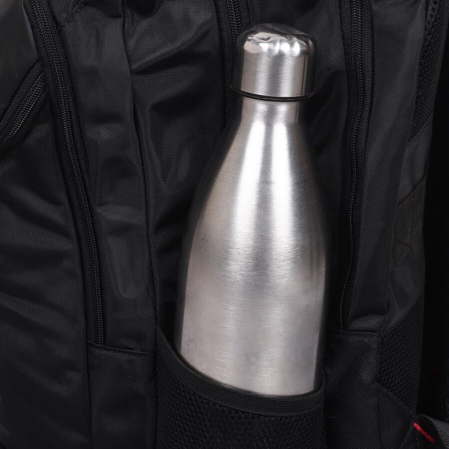 Black Black Polyester Backpack,32L (Approx), , large image number null