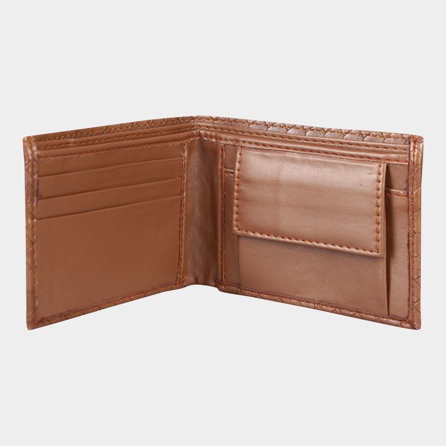 Men's Tan Polyurethane Wallet, , large image number null